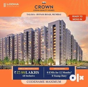 1BHK & 2BHK Flats For Sale in Lodha Crown Taloja
