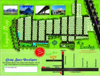 2000 sq ft East facing Plot for sale at Rs 42.08 lacs in JR coconest BMRDA Approved plot for sale in Chandapura Anekal Road, Bangalore