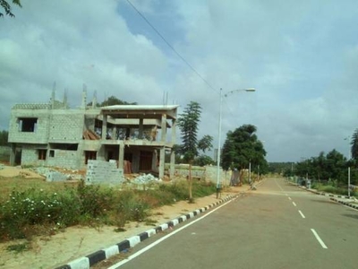 5500 sq ft East facing Plot for sale at Rs 65.45 lacs in sathvik farm house in Hoskote, Bangalore