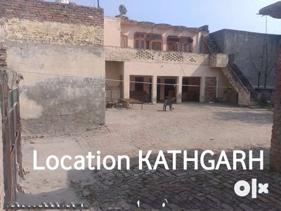 Kathgarh House plus plot 80,000 per marla