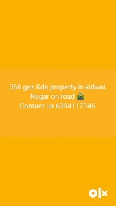 Kda property on road kidwai Nagar
