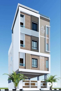 NEW 3BHK FLATS READY TO OCCUPY WITHLIFT BACK SIDE LATHA'S SUPERMARKET