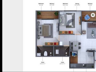 Ready Possesion 3 and 2 BHK Flat available at Moshi