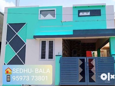 SEDHU-BALA. NEW 2BHKEAST FACING HOUSE FOR SALE 45 LAKH