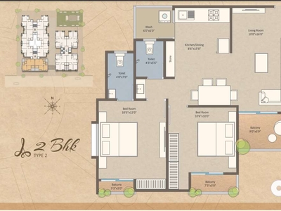 Semi-furnished 2BHK lavish flat in Bhayli