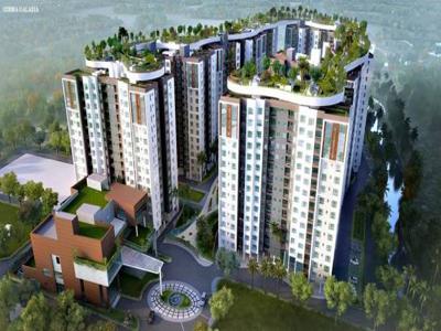 1100 sq ft 2 BHK 2T Apartment for sale at Rs 60.00 lacs in Siddha Galaxia Phase 2 10th floor in Rajarhat, Kolkata