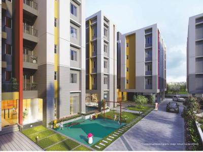 672 sq ft 2 BHK 2T Under Construction property Apartment for sale at Rs 18.85 lacs in Aspira Joy 2th floor in Sodepur, Kolkata