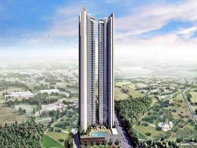 1020 sq ft 2 BHK 3T West facing Apartment for sale at Rs 2.10 crore in Shapoorji Pallonji Alpine Shapoorji Pallonji 28th floor in Kandivali East, Mumbai