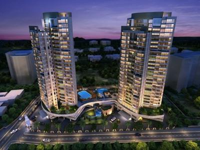 1283 sq ft 3 BHK 3T West facing Apartment for sale at Rs 2.25 crore in Gitanjali Tatva 17th floor in Borivali East, Mumbai