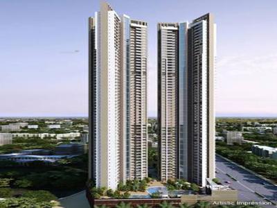 1697 sq ft 3 BHK 3T West facing Apartment for sale at Rs 3.00 crore in Shapoorji Pallonji Alpine 24th floor in Kandivali East, Mumbai