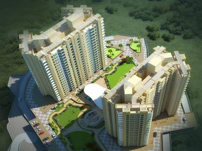 399 sq ft 1 BHK Under Construction property Apartment for sale at Rs 46.57 lacs in Siddhi Highland Park in Thane West, Mumbai