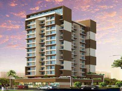 470 sq ft 1 BHK 1T West facing Apartment for sale at Rs 56.00 lacs in Tapovan Aura 7th floor in Ulwe, Mumbai