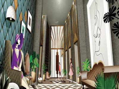 577 sq ft 1 BHK 2T NorthEast facing Under Construction property Apartment for sale at Rs 77.00 lacs in Puraniks Grand Central in Thane West, Mumbai