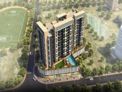578 sq ft 2 BHK 2T NorthWest facing Completed property Apartment for sale at Rs 96.00 lacs in Platinum Emporius 6th floor in Ulwe, Mumbai