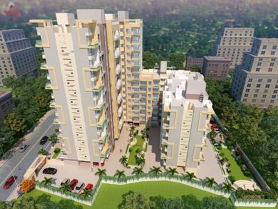 645 sq ft 1 BHK 2T West facing Apartment for sale at Rs 45.00 lacs in Om Shree Sai Woodside Meadows 5th floor in Kalyan West, Mumbai