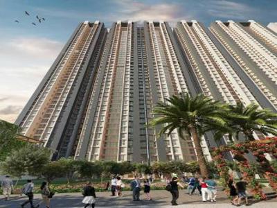 650 sq ft 1 BHK 1T East facing Apartment for sale at Rs 83.00 lacs in Raymond reality 15th floor in Thane, Mumbai