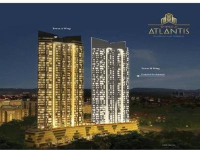 735 sq ft 2 BHK 2T West facing Apartment for sale at Rs 1.58 crore in Shreeji Atlantis 15th floor in Malad West, Mumbai