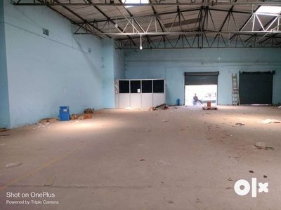 A 6000 sqft godown space is available for rent at Pandra.