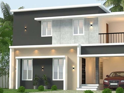 Amazing Design 5 Cent Land 3 BHK Villa for sale in Thrissur!!