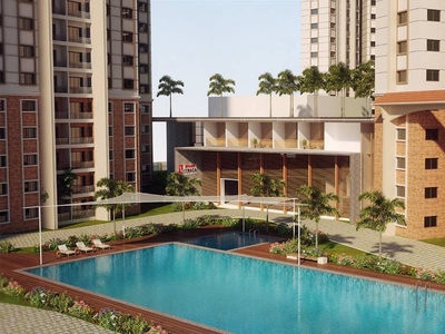 1011 sq ft 2 BHK 2T Completed property Apartment for sale at Rs 40.43 lacs in Skylark Ithaca 19th floor in Krishnarajapura, Bangalore