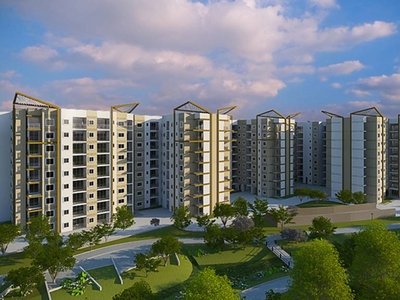 1140 sq ft 2 BHK 2T Completed property Apartment for sale at Rs 51.76 lacs in Brigade Plumeria At Meadows 1th floor in Kanakapura Road Beyond Nice Ring Road, Bangalore