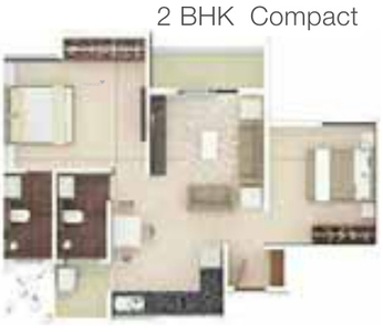 940 sq ft 2 BHK 2T Under Construction property Apartment for sale at Rs 60.00 lacs in Rohan Upavan Phase 5 in Narayanapura on Hennur Main Road, Bangalore
