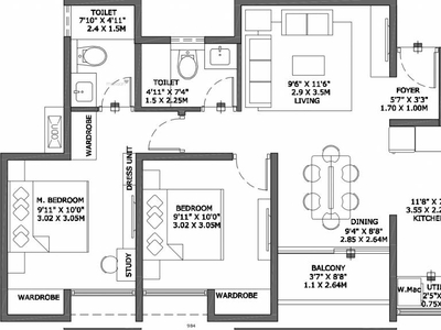 984 sq ft 2 BHK 2T Under Construction property Apartment for sale at Rs 64.20 lacs in Assetz 63 DEGREE EAST 4th floor in Chikkanayakanahalli at Off Sarjapur, Bangalore