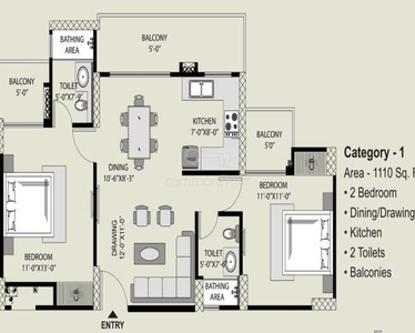 3BHK Apartment for Sale