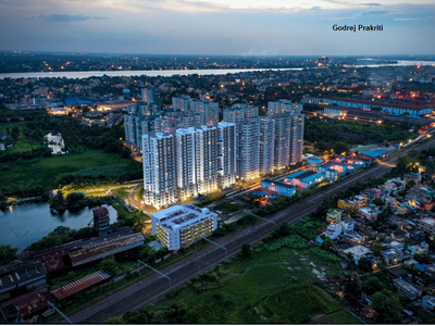 1174 sq ft 3 BHK 2T Apartment for sale at Rs 67.50 lacs in Godrej Prakriti Phase 2 in Sodepur, Kolkata