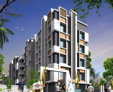 1196 sq ft 3 BHK 2T NorthEast facing Apartment for sale at Rs 62.19 lacs in Diganta Adi Guru Residency in New Town, Kolkata
