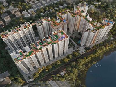 1573 sq ft 4 BHK 3T Apartment for sale at Rs 1.51 crore in Merlin Serenia Phase I 13th floor in Baranagar, Kolkata