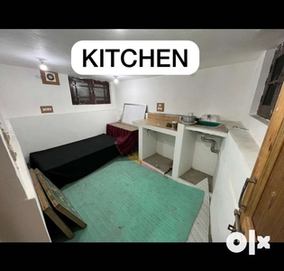 Kitchen living room and washroom