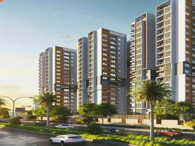 1010 sq ft 2 BHK 2T West facing Apartment for sale at Rs 57.57 lacs in ohmlands 12th floor in Tellapur, Hyderabad