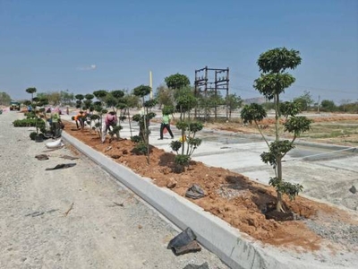1056 sq ft East facing Plot for sale at Rs 30.00 lacs in Project 1th floor in Bhongir, Hyderabad
