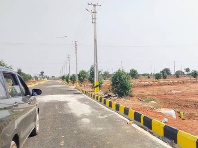 1062 sq ft East facing Plot for sale at Rs 10.85 lacs in hmda approved plots at pharmacity close to amazon data centre in Kandukur, Hyderabad