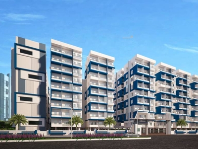1120 sq ft 2 BHK Under Construction property Apartment for sale at Rs 38.08 lacs in JK Dhanwin Towers in Bowrampet, Hyderabad