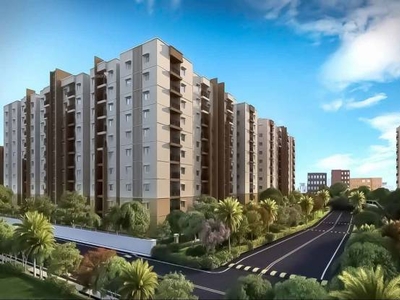1155 sq ft 2 BHK 2T East facing Apartment for sale at Rs 73.91 lacs in ohmlands 8th floor in Pragathi Nagar Kukatpally, Hyderabad