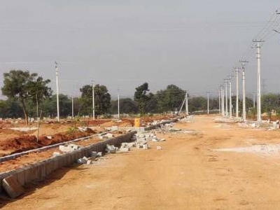 1233 sq ft East facing Plot for sale at Rs 15.07 lacs in HMA APPROVED OPEN PLOTS AT MAMAZON DATA CENTER in Srisailam Highway, Hyderabad