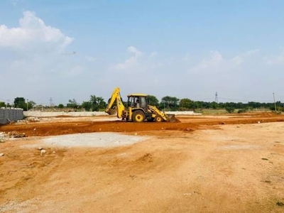 1323 sq ft East facing Plot for sale at Rs 13.23 lacs in DTCP FINAL APPROVED OPEN PLOTS AT PHARMACITY SRISAILAM HIGHWAY in Meerkhanpet, Hyderabad