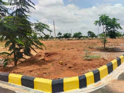 1323 sq ft North facing Plot for sale at Rs 13.52 lacs in DTCP FINAL APPROVED OPEN PLOTS in Meerkhanpet, Hyderabad