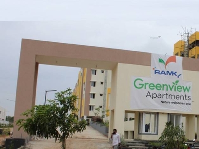 1340 sq ft 3 BHK Apartment for sale at Rs 60.30 lacs in Ramky Greenview Apartments in Maheshwaram, Hyderabad