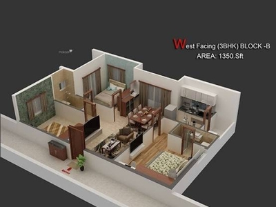 1350 sq ft 3 BHK 2T South facing Apartment for sale at Rs 71.53 lacs in Svadha Kollaar 8th floor in Osman Nagar, Hyderabad