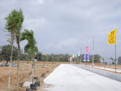 1350 sq ft East facing Plot for sale at Rs 44.50 lacs in Project in Medchal, Hyderabad