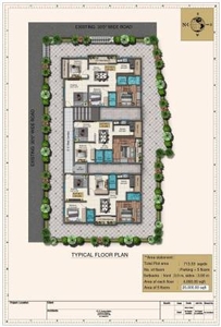 1450 sq ft 3 BHK 3T East facing Apartment for sale at Rs 68.15 lacs in PRELAUNCH OFFER 3 AND 2BHK FLATS 3th floor in Miyapur HMT Swarnapuri Colony, Hyderabad