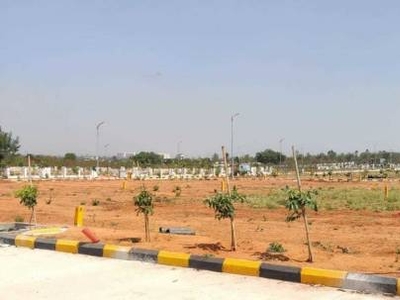 1485 sq ft East facing Plot for sale at Rs 66.75 lacs in vasudaika whistling woods in Tukkuguda, Hyderabad