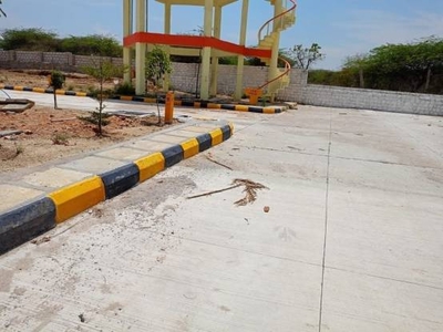 150 sq ft West facing Plot for sale at Rs 21.75 lacs in Vasudaika Southfields in Mansanpally, Hyderabad