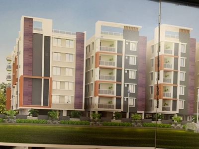 1560 sq ft 2 BHK 2T East facing Apartment for sale at Rs 82.68 lacs in Team Abode in Serilingampally, Hyderabad