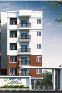 1568 sq ft 3 BHK 2T West facing Apartment for sale at Rs 97.22 lacs in Fortune Green Flamingo in Puppalaguda, Hyderabad