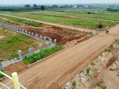 1800 sq ft NorthEast facing Plot for sale at Rs 27.00 lacs in HMDA Approved gated layout plots for sale at Hyderabad Mansanpally Maheswaram in Maheshwaram, Hyderabad