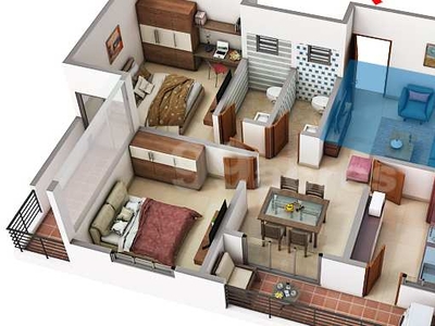 2 BHK Apartment 646 Sq.ft. for Sale in